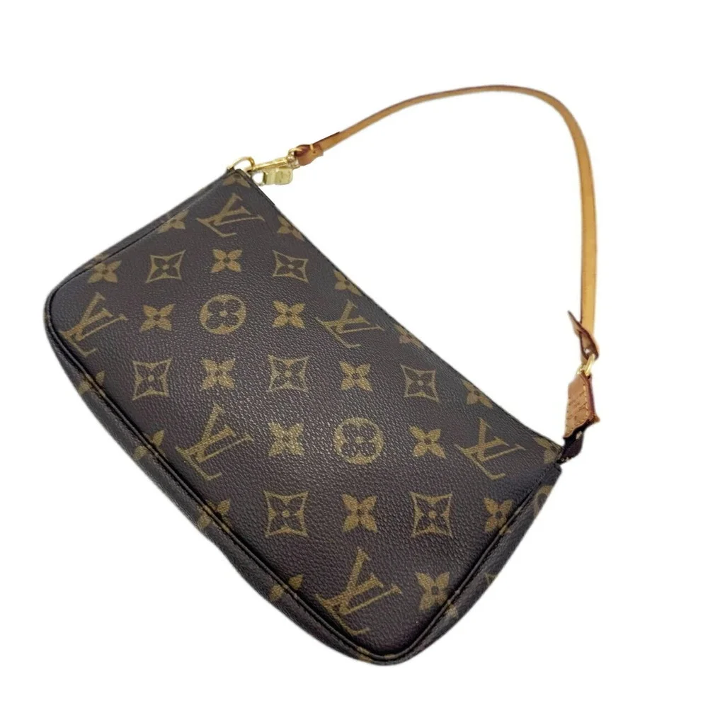 LOUIS VUITTON Brown Monogram Pochette Pouch - Picture 3 of 15